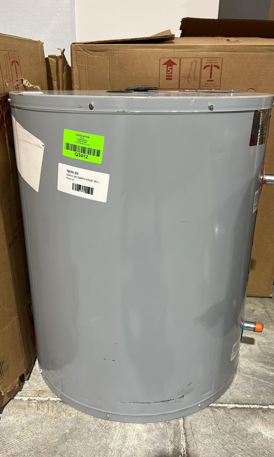 AO SMITH ENJB-30 Lowboy Water Heater 5VCRI