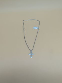 James Avery Silver Necklace with Cross Pendant