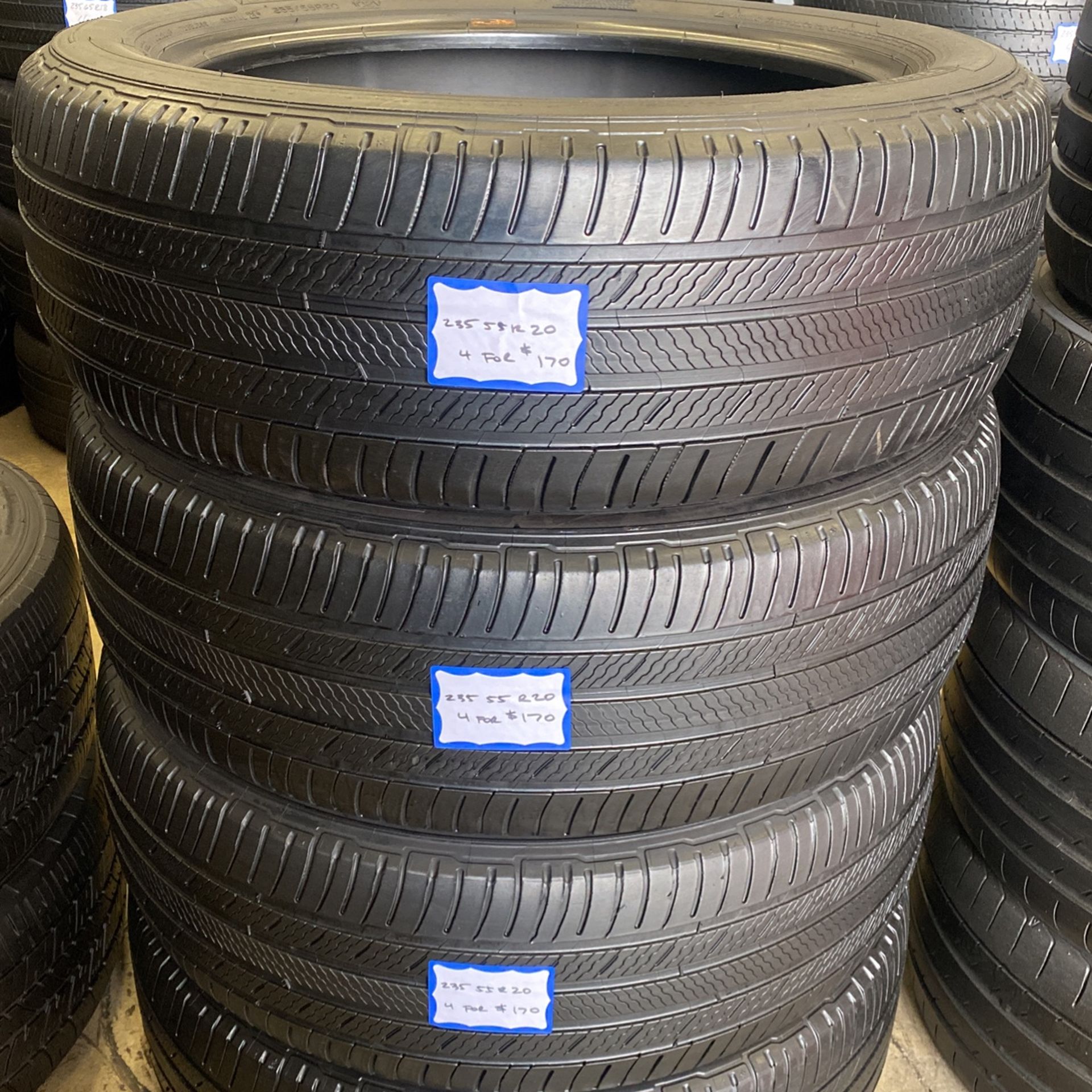 Michelin 235/55/19 Performance Tires for sale | eBay 💰SET OF 4 USED TIRES💰 235/55/20 MICHELIN •FREE INSTALL/BALANCE•