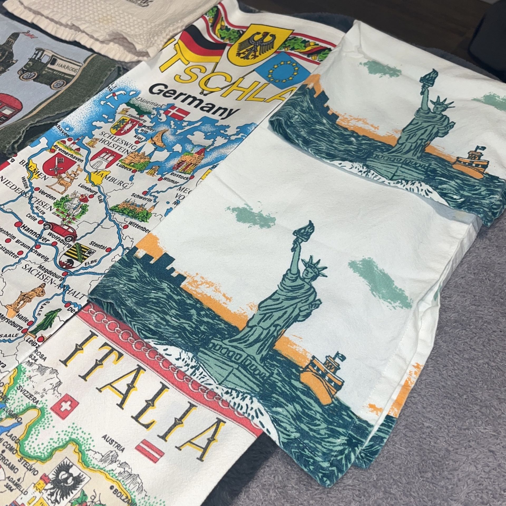 Tea Towels Are From All Over The World