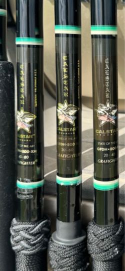 Calstar Factory DH Rods 800 XH 800H 800 M  in excellent condition near new