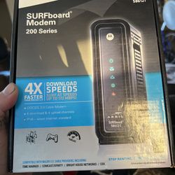 Cable Modem Motorola SURFboard eXtreme SB6121 DOCSIS 3.0 Tested W Power Cord