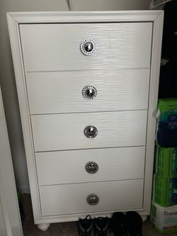 House Hold Items Drawer, Hamper, Small Trash Can, Dual Kitchen Trash Can, Towel Warmer and Decorative Clock