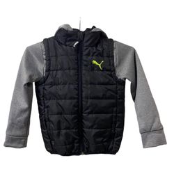 Little Boys’ Hooded Coat By Puma, Size Small