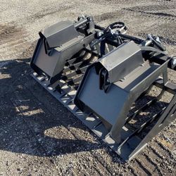 Skid Steer 72” Grapple Bucket 