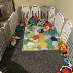 Foldable Baby Playpen Panels