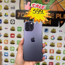 IPHONE  14 PRO MAX  128GB  UNLOCKED  PURPLE