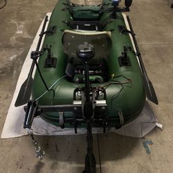 Sea Eagle Inflatable Pontoon Boat – Fully Loaded