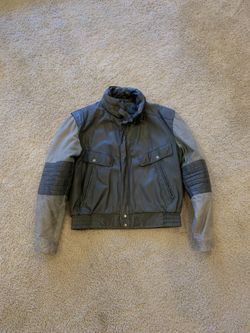 Llaison Wings Vintage Aviator Pilot Leather Jacket Size 42