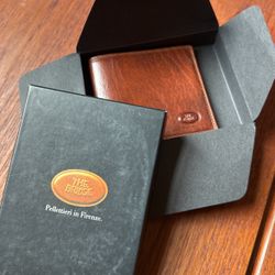 Italian Leather Wallet.  The Bridge. Pelletterie Il Ponte)