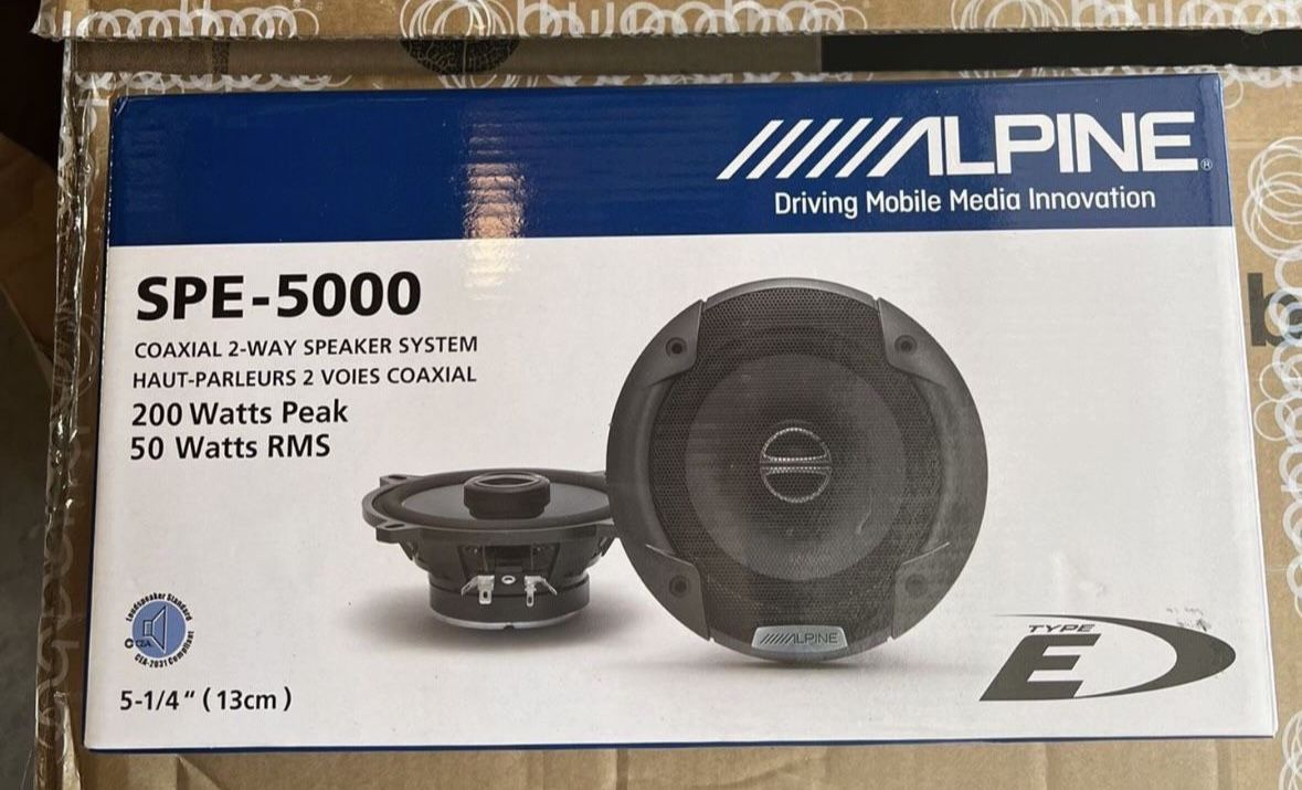 Alpine SPE-5000 Speakers 