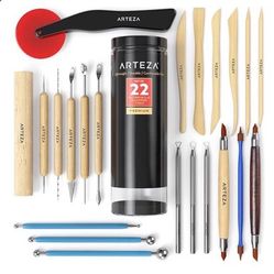 Pottery And Polymer Clay Tools, 22-piece Set