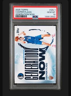 2025 Topps Cooper Flagg Generation Now