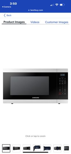 Samsung - 1.9 Cu. Ft. Countertop Microwave with Sensor Cook - Stainless Steel