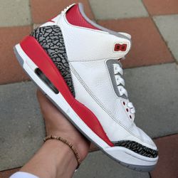 Jordan 3 “Fire Red” Size 10.5