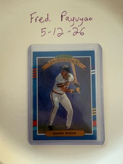 1990 Barry Bonds Leaf Diamond Kings