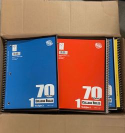 Notebooks 4 for $1