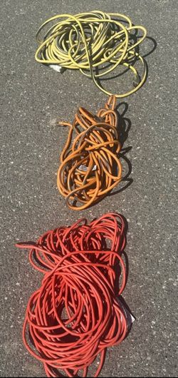 3- extension cords
