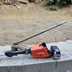 Echo String Trimmer With Battery And Charger