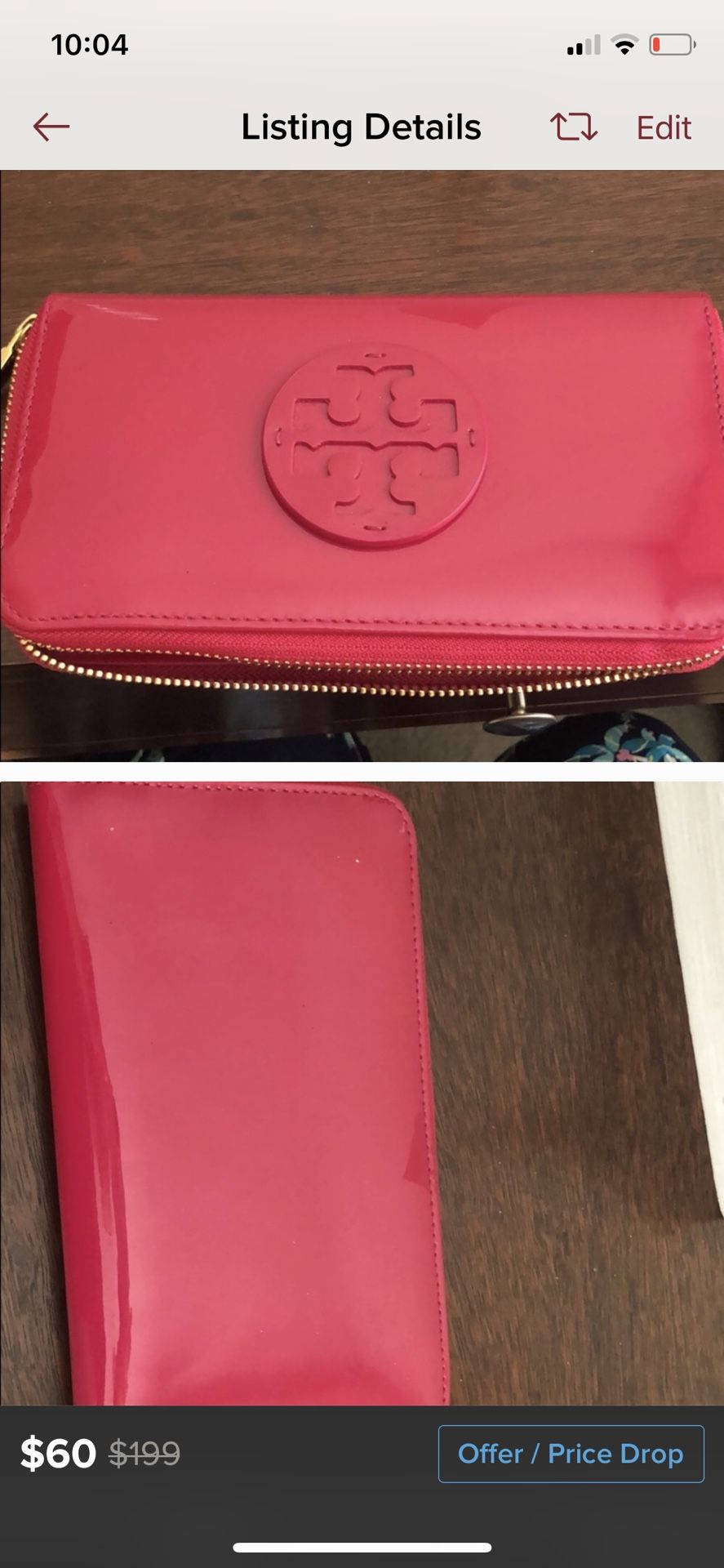 Gently used Tory Burch wallet