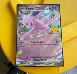 30th Anniversary Celebration Espeon EX Rare 70/128