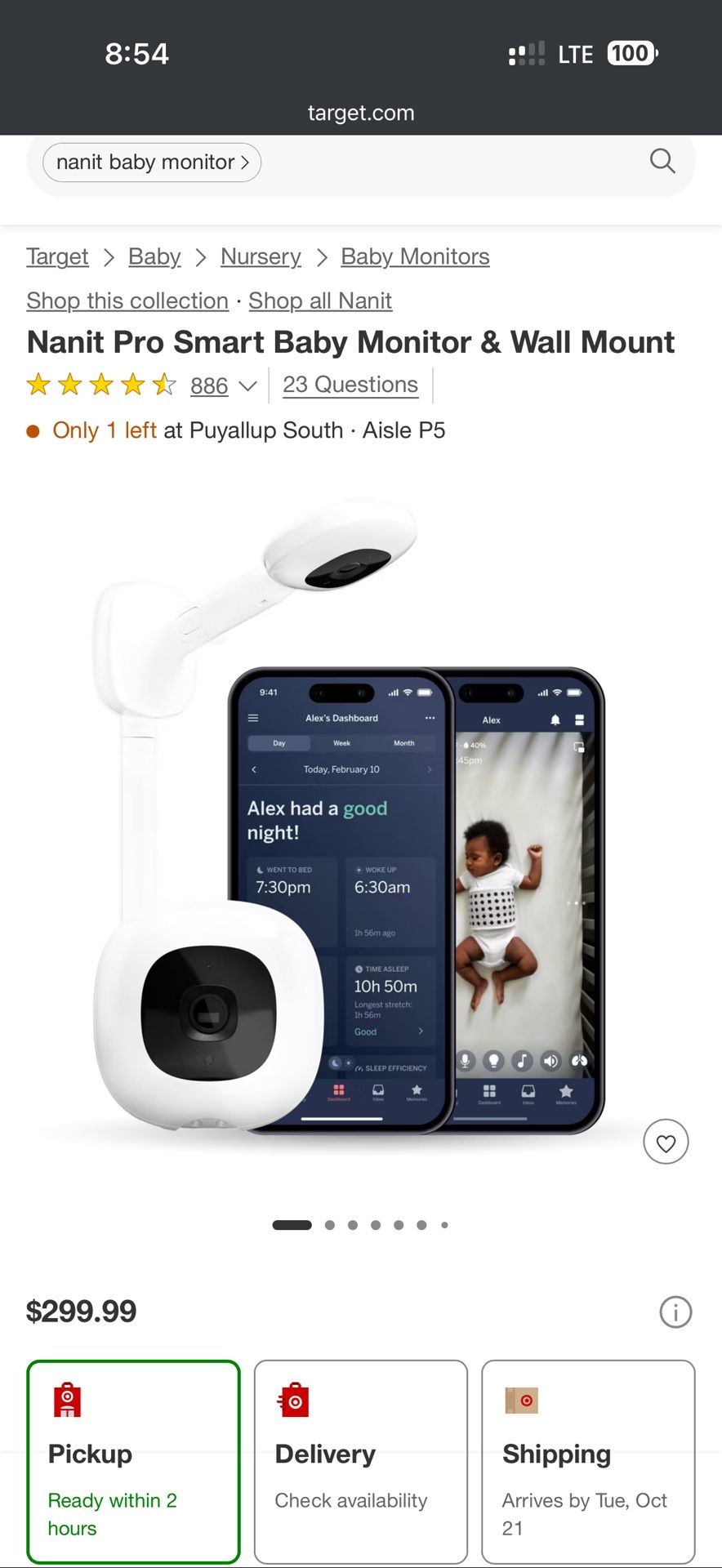 NEW Nanit pro camera
