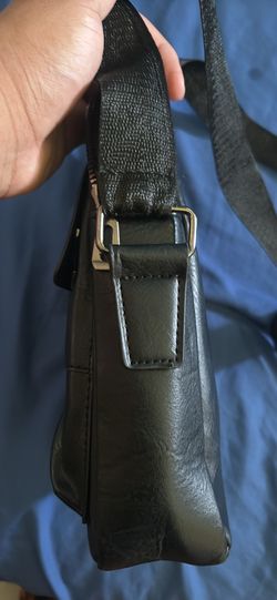 Black satchel bag