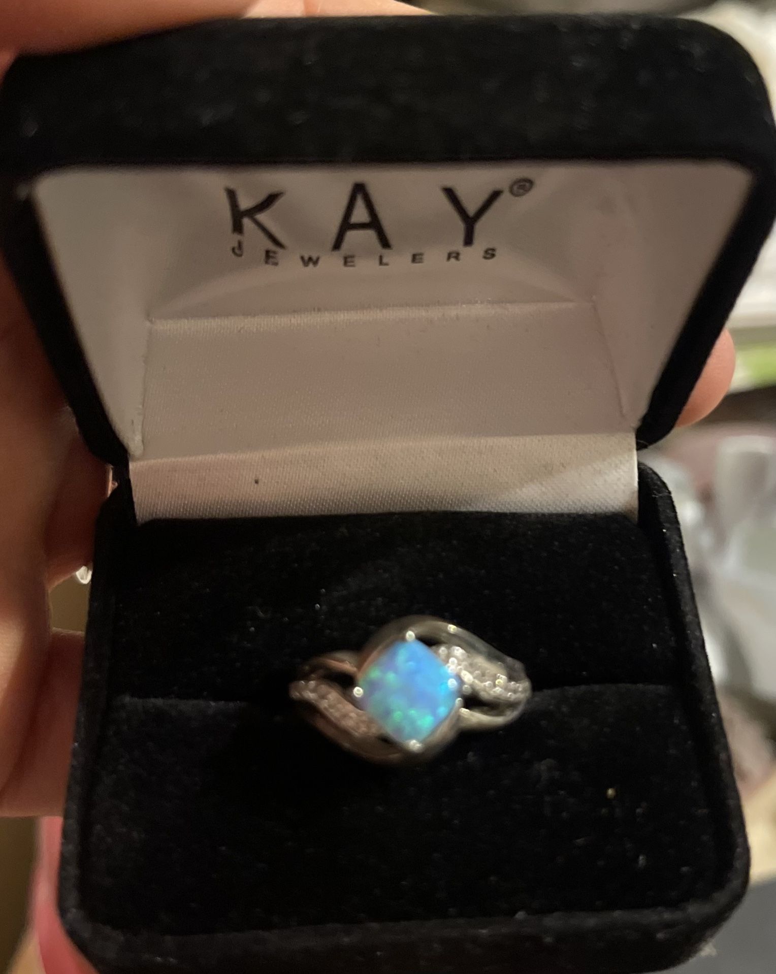 Turquoise women’s ring.