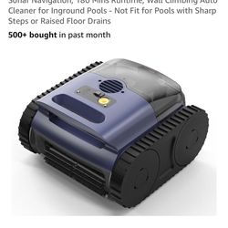 (2026 Upgrade) SAT 25 Cordless Robotic Pool Vacuum, AI Sonar Navigation, 180 Mins Runtime, Wall Climbing Auto Cleaner for Inground Pools - Not Fit for