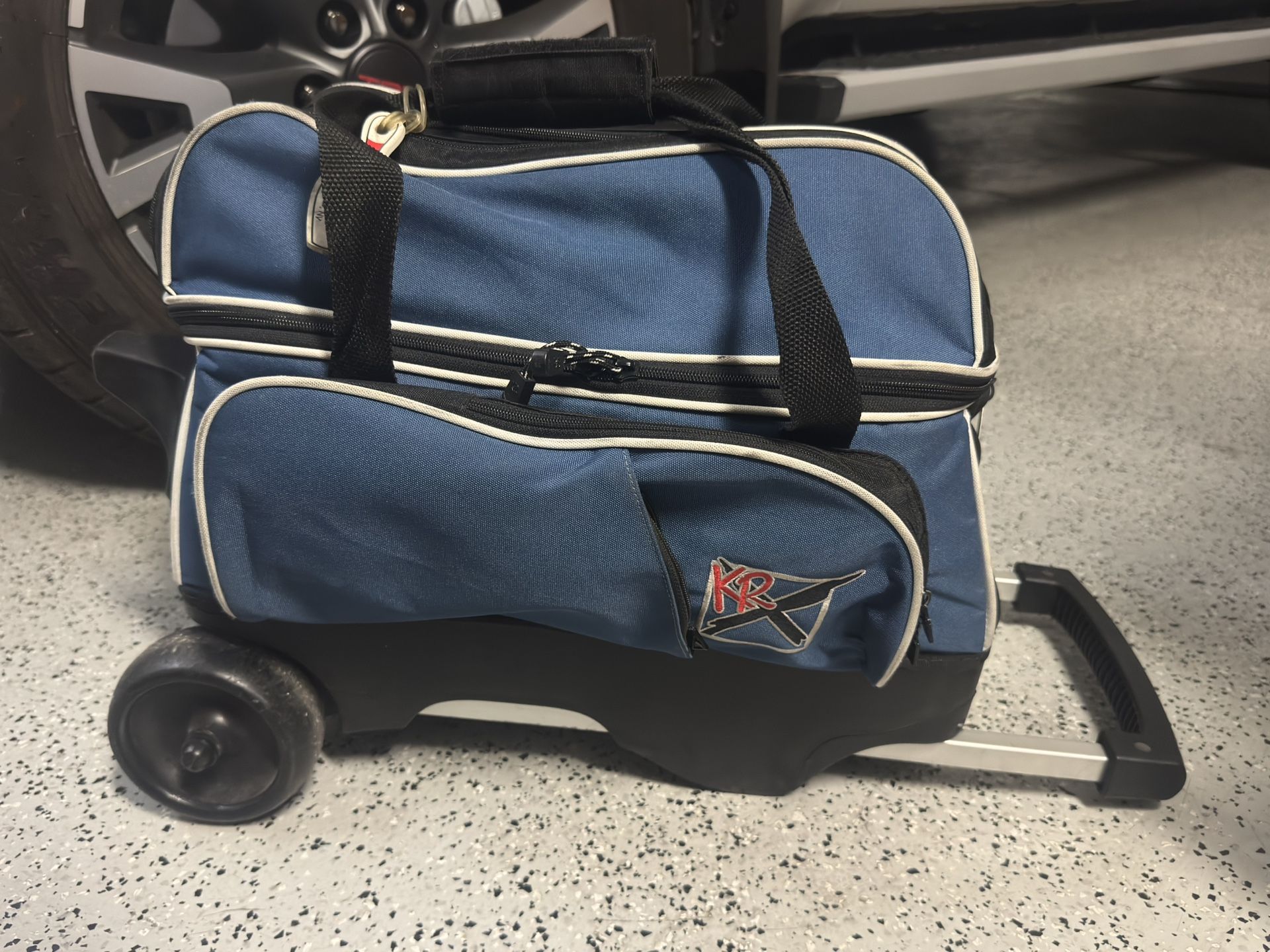 2 Ball Bowling Bag & 2 Bowling Balls
