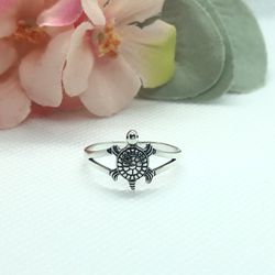 Cute Turtle Ring | Size 8