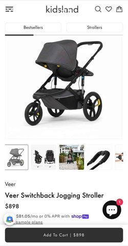 VEER Switch&Jog Jogging Stroller (one of the brakes needs fixing, but hardly used ) $500