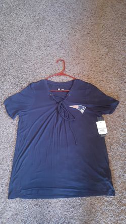 Nwt Ladies New England Patriots NFL Aramark Tee Size XL