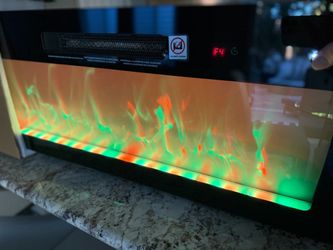 Brand new never used electric fireplace