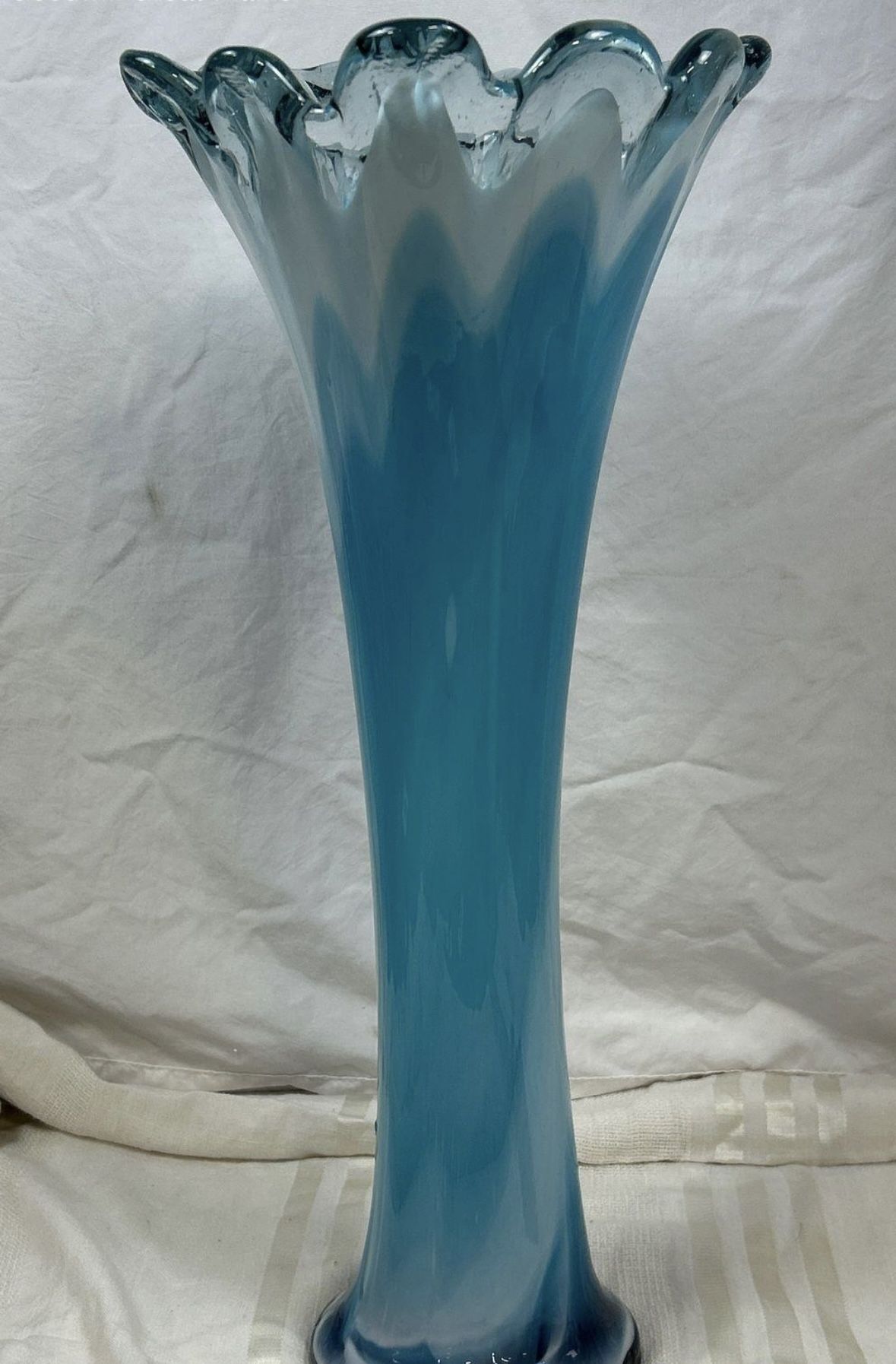 Murano Style Vase 18”