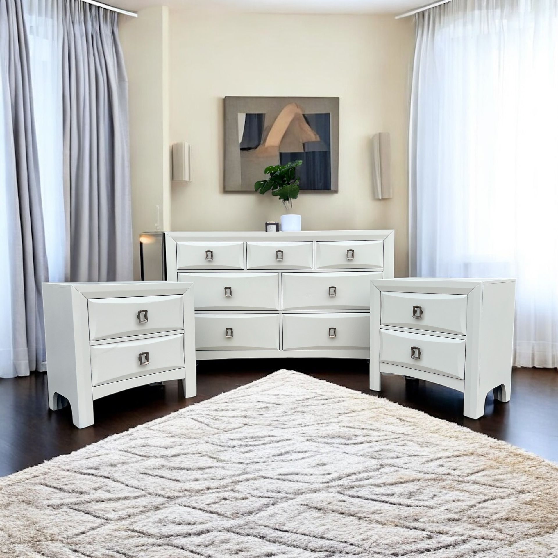 Dresser & nightstands 3 Piece Set 