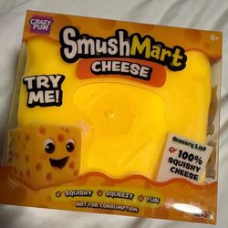 Crazy Fun SmushMart Cheese Squishy Toy