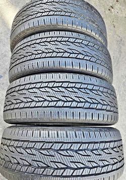 Vendo set de llantas 255/55r20 continental con 80% de vida las 4