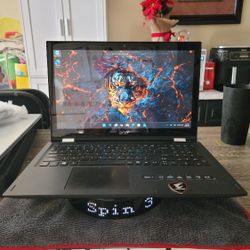 Acer Spin 3 😃2 in 1🙃Touchscreen 15" Laptop Very Fast 12GB. i7. 300GB SSD