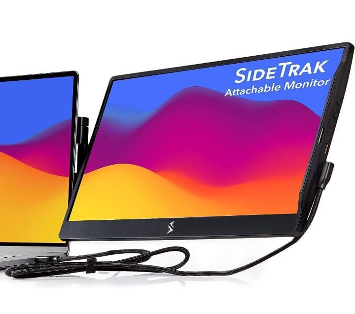 SideTrak Swivel 14” Attachable Portable Monitor for Laptop FHD TFT USB Laptop Dual #1060