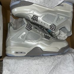 Air Jordan 4 retro Gs photon dust blue chills