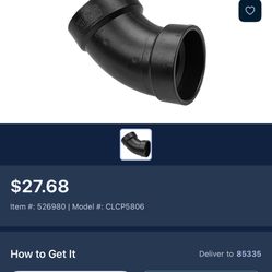 NIBCO 1-1/2in 45 Degree ABS Elbow (10 Pack)