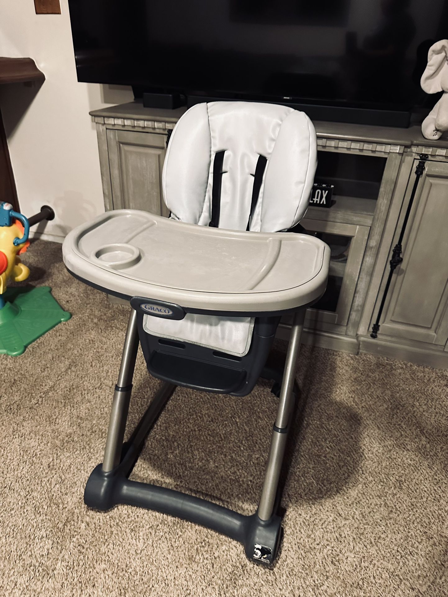 Graco Gray Leather High Chair 