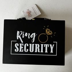 Wedding Ring Bearer Ring Security Case