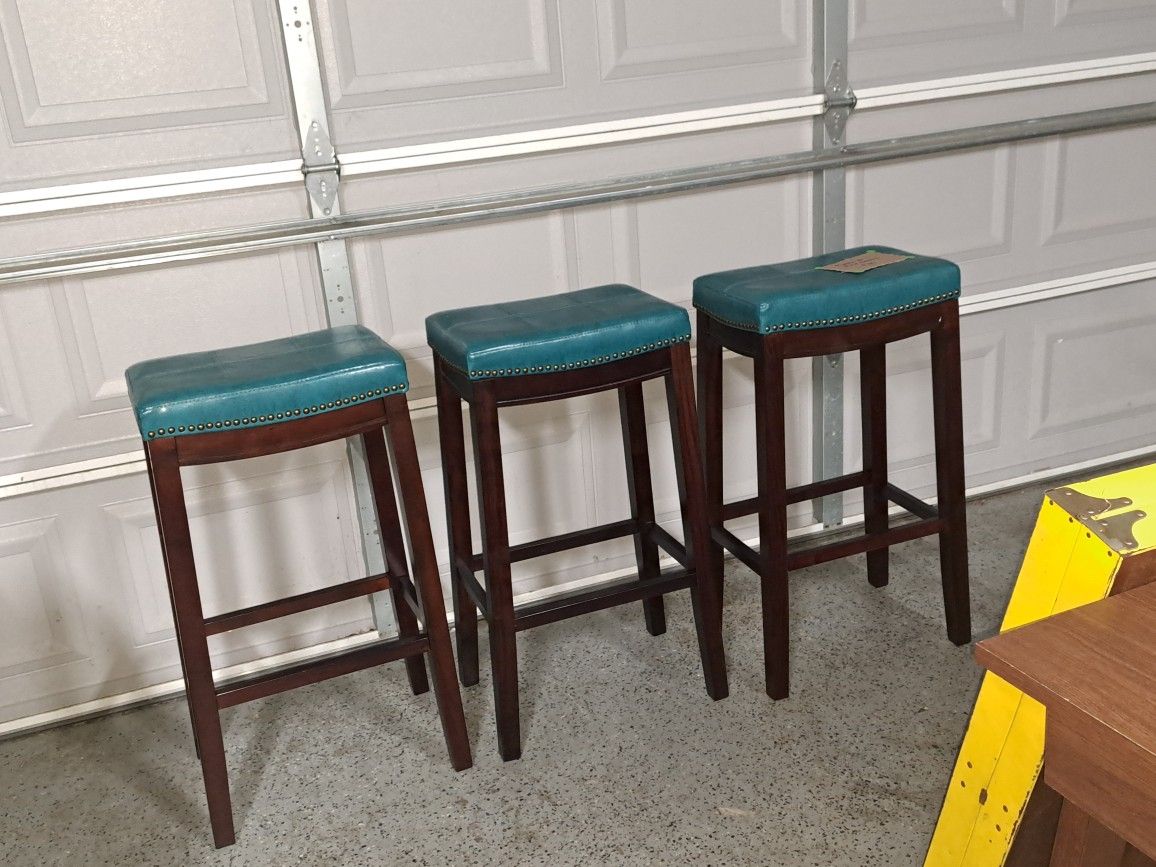 Barstools, Blue