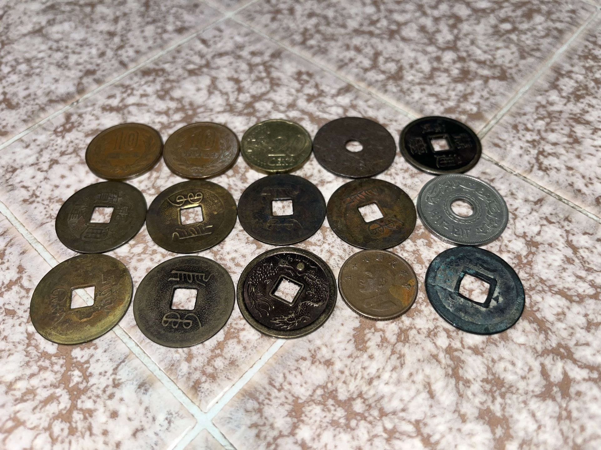 16 Chinese Taiwanese Miscellaneous Coins