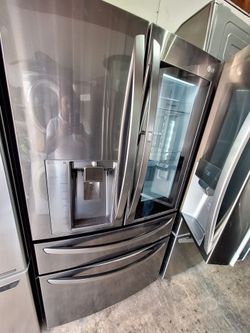 LG 4-Door French Door Refrigerator with InstaView & Craft Ice