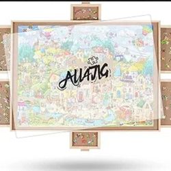 2000pc Rotating Puzzle Board  A