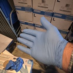 Blue Gloves 