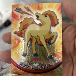 Topps Chrome Pokemon #77 Ponyta 